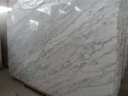 샤워/방, 백색 대리석 석판 마루를 위한 고밀도 대리석 벽면