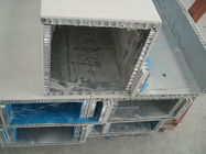 가벼운 양극 산화 알루미늄 벌집형 패널 2440x1220mm