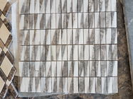현대 대리석 모자이크 벽 도와, 300 x 298mm 장 자연적인 돌 모자이크 타일